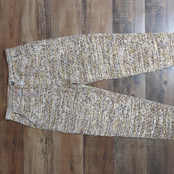 Free People Cozy Knit Crop Trousers Size XS in Tan/Brown - Picture 1 of 11